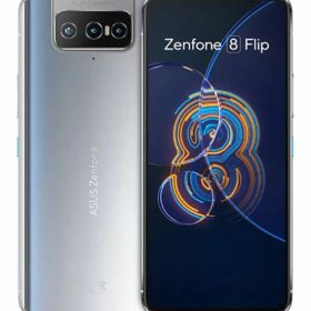 【中古】【安心保証】 ZenFone 8 Flip ZS672KS-SL256S8[256GB] SIMフリー グレイシアシルバー