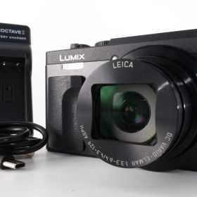 パナソニック コンパクトデジタルカメラ ルミックス TZ90 光学30倍 4K動画記録 ブラック DC-TZ90-K