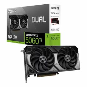 ASUS NVIDIA GeForce RTX 5060 Ti ビデオカード GDDR7 PCI Express 5.0 / DUAL-RTX5060TI-O16G 国内正規代理店品