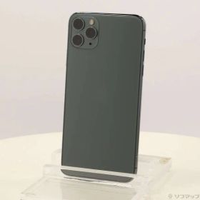 ソフマップ 〔中古品〕 iPhone11 Pro Max 512GB ミッドナイトグリーン MWHR2J／A SIMフリー【258】