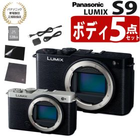 （SD＆アダプタ等5点セット）パナソニック LUMIX S9 ボディ Panasonic フルサイズミラーレス一眼カメラ ブラック シルバー DC-S9 DCS9 小型 コンパクト 高画質