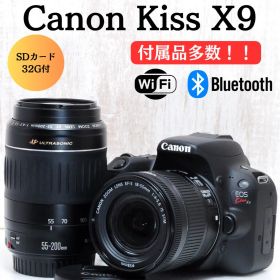 Canon EOS Kiss X9 ダブルレンズ ダブルズーム Wi-Fi搭載