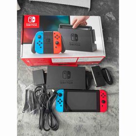 ニンテンドースイッチ(Nintendo Switch)のNintendo Switch JOY-CON(L) ネオンブルー/(R) ネオ(家庭用ゲーム機本体)
