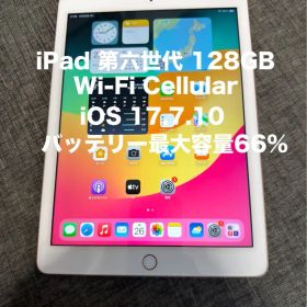 iPad 第六世代 128GB Wi-Fi + Cellular