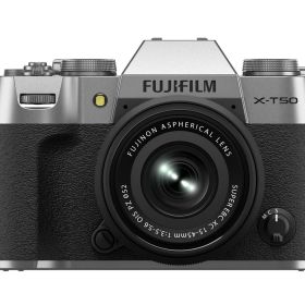 FUJIFILM デジタル一眼カメラ FUJIFILM X-T50 XC15-45mmレンズキット 日英2言語設定モデル [シルバー]