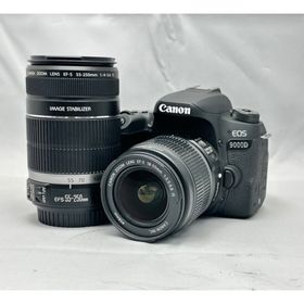 ショット数1,500！Canon EOS 9000D ダブルズームレンズキット♪(デジタル一眼)