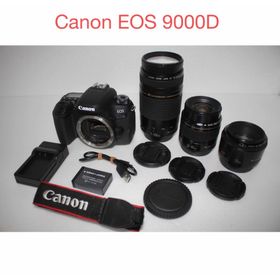 キヤノン(Canon)のキャノン Canon EOS 9000D 標準＆望遠＆単焦点トリプルレンズセット(デジタル一眼)