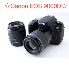 キヤノン(Canon)のCanon EOS 9000D 標準&望遠ダブルレンズセット(デジタル一眼)