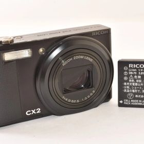 ★ジャンク品★ RICOH リコー CX2 ブラック コンパクトデジタルカメラ J2512040