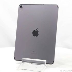 〔中古〕Apple(アップル) iPad Pro 11インチ 64GB スペースグレイ MU0M2J／A SoftBankロック解除SIMフリー〔305-ud〕