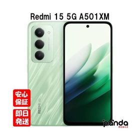 【土日、祝日発送】新品未使用品【Sランク】SotBank版SIMフリー Xiaomi Redmi 15 5G A501XM リップルグリーン 4549046156181