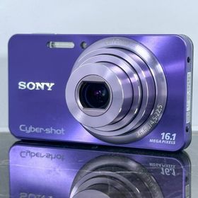 ソニー(SONY)の【美品】SONY Cyber-shot DSC-W570 バイオレット(コンパクトデジタルカメラ)