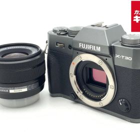 【中古】 【並品】 フジフイルム X-T30 XC15-45mmレンズキット チャコールシルバー