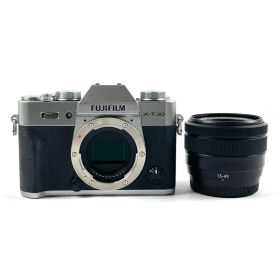 【在庫一掃】 富士フイルム FUJIFILM X-T30 XC15-45mm レンズキット シルバー デジタル ミラーレス 一眼カメラ 【中古】