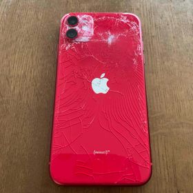 アップル(Apple)のApple iPhone11 64GB レッド SIMフリー (スマートフォン本体)