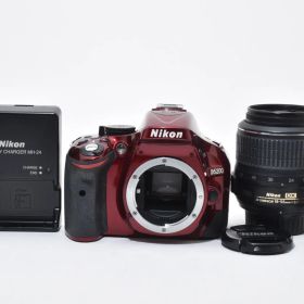 【返品保証】★良品★ ショット数6180回！ ニコン Nikon D5200 レンズ AF-S DX NIKKOR 18-55mm f3.5-5.6 G デジタル一眼カメラ #15260131