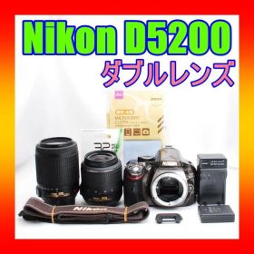 ♥ Nikon D5200 ♥ダブルレンズ♥希少色 ブロンズ 超高画質 一眼レフ