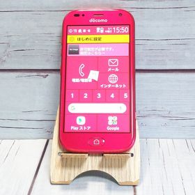 docomo F-01L 富士通 ピンク らくらくスマートフォン me 918