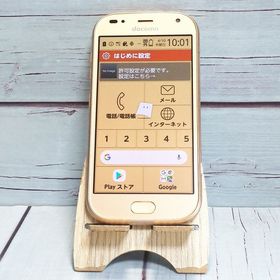 docomo F-01L 富士通 ゴールド らくらくスマートフォン me 235