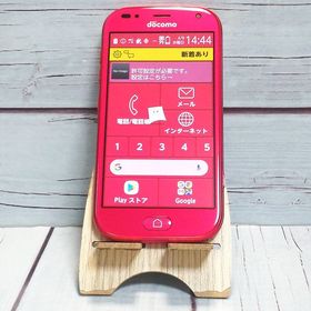 docomo F-01L 富士通 ピンク らくらくスマートフォン me 456