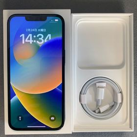 美品 国内版 SIMフリー iPhone13 128GB ミットライト色