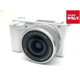 【中古】 【美品】 ソニー VLOGCAM ZV-E10 パワーズームレンズキット ホワイト [ZV-E10K W]