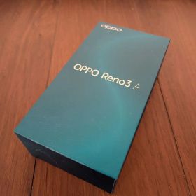 ②OPPO Reno3 A ブラック 楽天SIMフリー ネットワーク制限なし