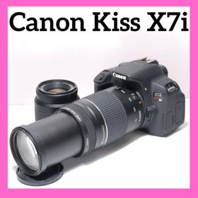 キヤノン(Canon)のタッチ操作✨Canon Kiss X7i✨ダブルレンズ✨スポーツ観戦に✨(デジタル一眼)