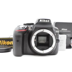 ＜＜シャッター回数9,794回！！＞＞【美品】NIKON ニコン デジタル一眼レフカメラ D5300 ブラック 2400万画素 D5300BK #LE20268481