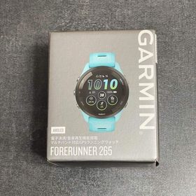 ガーミン(GARMIN)の本体 Forerunner 265 Aqua スマートウォッチ GARMIN 青(腕時計(デジタル))