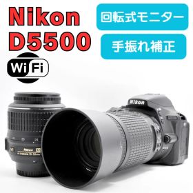 【美品】Nikon D5500❤️Wi-Fi搭載機 デジタル一眼レフ スマホ転送
