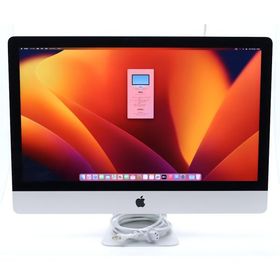 Apple iMac 27インチ Retina 5K 2017 Core i7-7700K 4.2GHz 16GB 3TB(HDD)+128GB(APPLE SSD) FusionDrive Radeon Pro 580 Ventura 小難