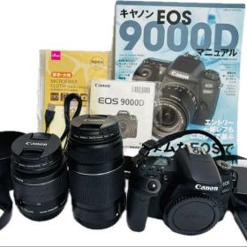 〈美品〉Canon EOS 9000D ダブルレンズセット 一眼レフカメラ