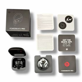 FRAGMENT DESIGN・フラグメントデザイン × Beats by Dr. Dre ビーツバイドクタードレ POWERBEATS PRO 状態S パワービーツプロ イヤホン サイズO/S ブラック ユニセックス （9705M）【中古】