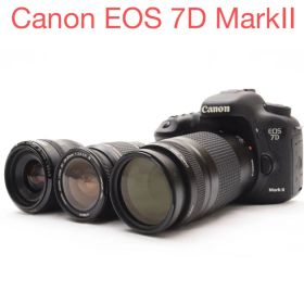 デジタル一眼レフカメラCanon EOS 7D MarkIIトリプルレンズセット
