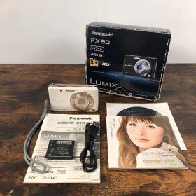 動作確認済 Panasonic Lumix DMC-FX80 ホワイト