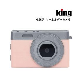 king キング キーチェーンカメラ KLIKKA-PK ピンク レトロ型のミニトイカメラ