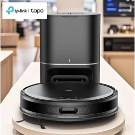 超薄型 ロボット掃除機＆自動ゴミ収集機 MagSlimLiDARナビゲーション 強力吸引 水拭き両用 Tapo RV20 Max Plus 音声コントロール5300pa