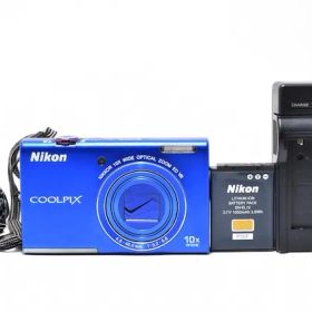 ＜並品＞ Nikon デジタルカメラ COOLPIX (クールピクス) S6200 オーシャンブルー S6200BL
