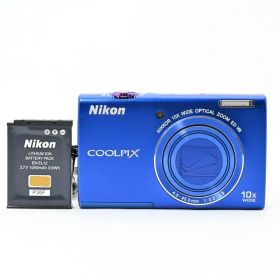 ＜良品＞ Nikon デジタルカメラ COOLPIXS6200 オーシャンブルー S6200BL