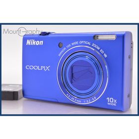 ★極上美品★ ニコン Nikon COOLPIX S6200 10x バッテリー付属 同梱無料 #mj7358(コンパクトデジタルカメラ)