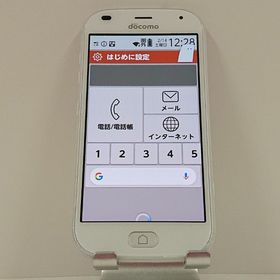 らくらくスマートフォン F-42A ドコモ ホワイト c17176