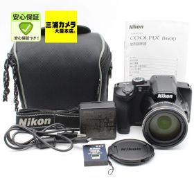 【極上品】 Nikon COOLPIX B600 ブラック 光学60倍 軽量 コンパクトデジタルカメラ #0560238