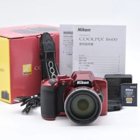 Nikon ニコン COOLPIX B600 レッド コンパクトデジタルカメラ【中古】