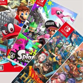 Switch ドラクエヒーローズI II・マリオオデッセイ・スプラトゥーン2