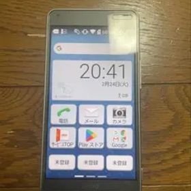 BASIOかんたんスマートフォン 本体 KYV43 au