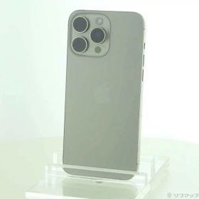【中古】Apple(アップル) iPhone15 Pro Max 1TB ナチュラルチタニウム MU713J／A SIMフリー 【368-ud】