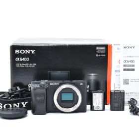 ★良品・ショット数14228★ ソニー Sony α6400 ILCE-6400 ミラーレス ボディ #BA034/1686 ★