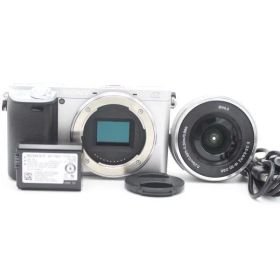 ショット数4559！■美品■ SONY ソニー APS-C ミラーレス一眼カメラ α6400 パワーズームレンズキット シルバー ♯10604