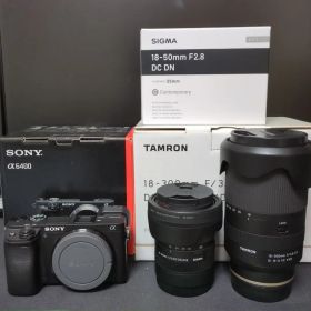 SONY α6400 sigma 18-50 tamron 18-300 他